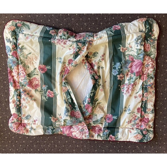 Croscill Home Fashions Granada Floral Cottage Pillow Shams Standard Set Vintage - Picture 4 of 6